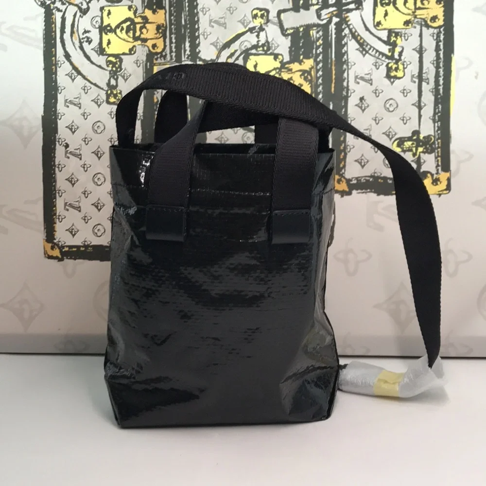 New Givenchy Black G-Shopper Mini Tote Bag Open Top Authentic”